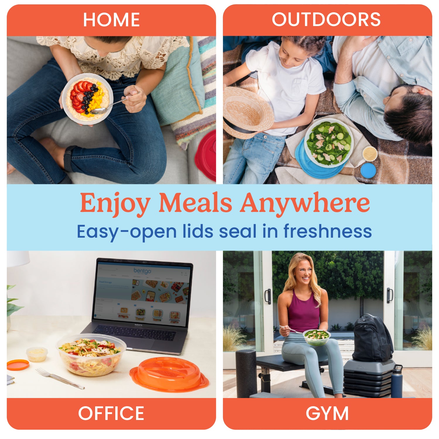 Bentgo Easyboxes Salad-to-Go Containers 8-Piece Set - Image 7