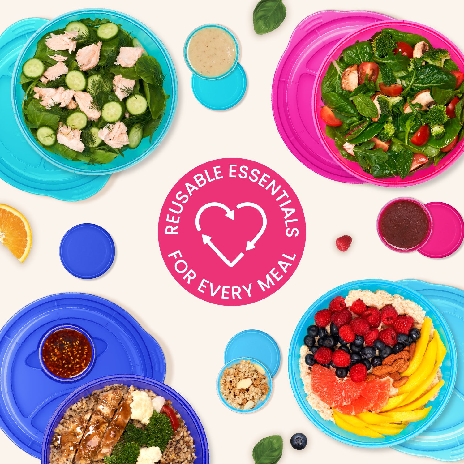 Bentgo Easyboxes Salad-to-Go Containers 8-Piece Set - Image 17