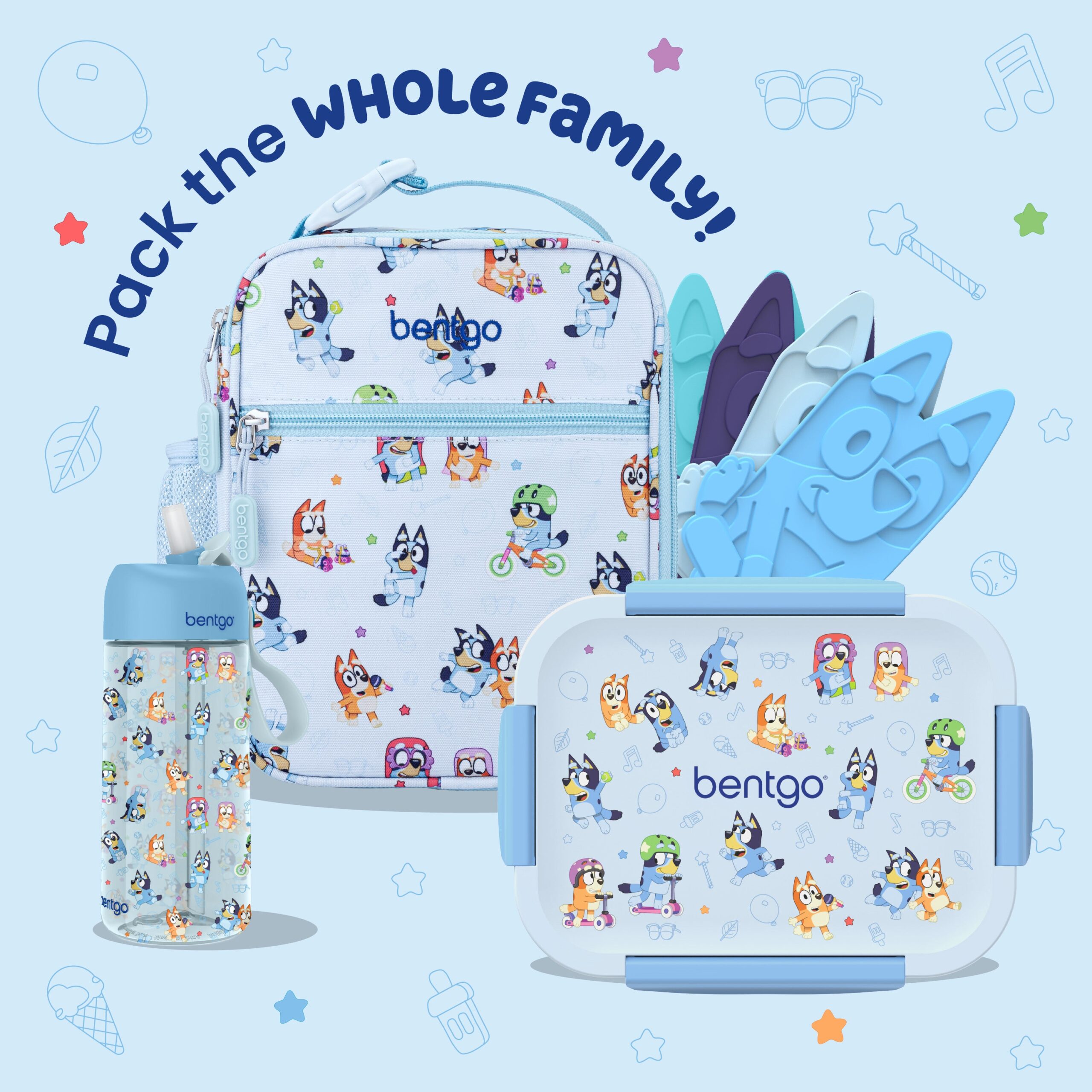 Bentgo + Bluey Kids Snap & Go Lunch Box - Image 7